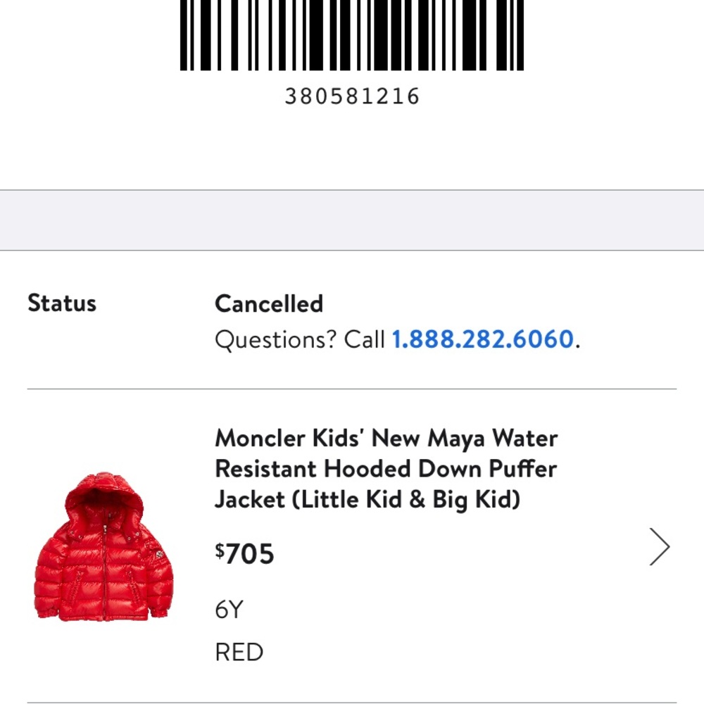 Moncler Kids Puffer Jacket